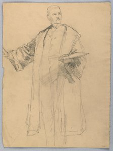 Studie for "Titian Showing av Daniel Huntington