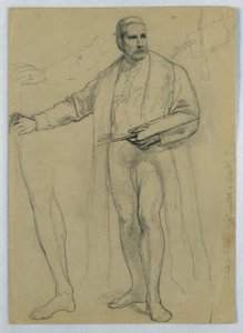 Studie for "Titian Showing av Daniel Huntington