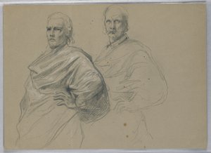 Studie for "Titian Showing av Daniel Huntington
