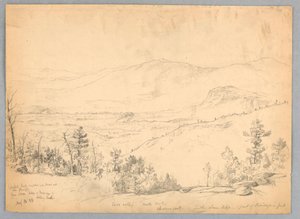 Utsikt Ser sørover fra Mt. Kearsarge, New Hampshire av Daniel Huntington