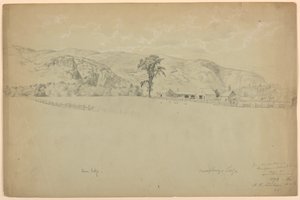 Utsikt fra Thompson's Hotel, North Conway, New Hampshire av Daniel Huntington