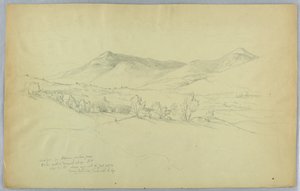 Whiteface Mountain, nord for Tamworth Village, New Hampshire av Daniel Huntington
