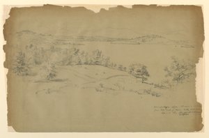 Winnipesaukee Lake, Chocorua i avstand av Daniel Huntington