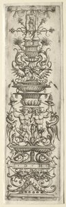 Ornamentfilet med Candelabre-Ornament