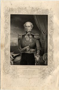 Portrett av Lord Raglan, 1856 av Daniel John Pound