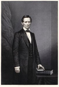 Abraham Lincoln: USAs 16. president (gravering)