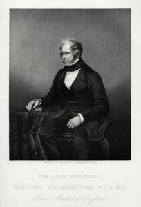Henry John Temple, 3. Viscount Palmerston, britisk statsmann, c1880 av Daniel John Pound