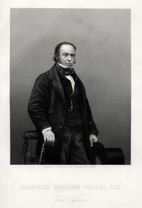 Isambard Kingdom Brunel , britisk ingeniør, c1880. av Daniel John Pound