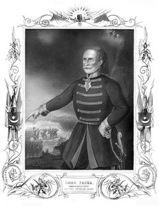 Omar Pasha, øverstkommanderende fra 1800-tallet for den tyrkiske hæren. av Daniel John Pound