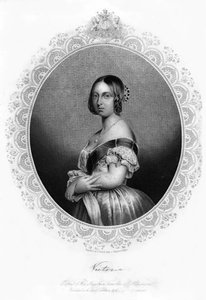 Dronning Victoria, ca 1850-tallet. av Daniel John Pound