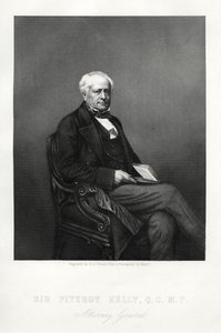 Sir Fitzroy Kelly, engelsk dommer, c1880 av Daniel John Pound