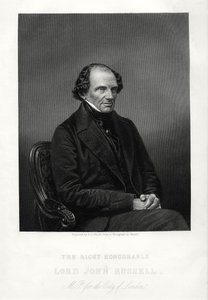 The Right Honorable John Russell, 1st Earl Russell, britisk liberal statsmann, c1880 av Daniel John Pound