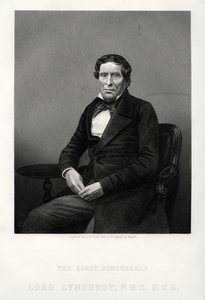 Høyre ærede John Singleton Copley, lordkansler og politiker, c1880 av Daniel John Pound