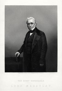 Thomas Babington Macaulay , britisk poet, historiker og whig-politiker, c1880. av Daniel John Pound