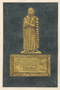 Messingplate for Francis Awsiter og Richard Awsiter av Daniel Lysons