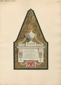 Minnesmerke over Dame Ann Edwards og Sir Thomas Edwards fra Ealing Church av Daniel Lysons