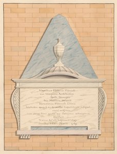Minnesmerke over Henry Flitcroft fra Teddington kirke av Daniel Lysons
