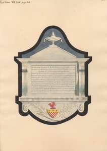 Minnesmerke over Inyr Burgess, fra East Ham Church av Daniel Lysons