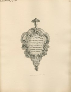 Minnesmerke over John Watt fra Enfield Church av Daniel Lysons