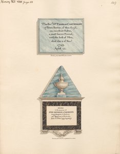 Minnesmerke for Thomas Cartwright og John Reynolds av Daniel Lysons