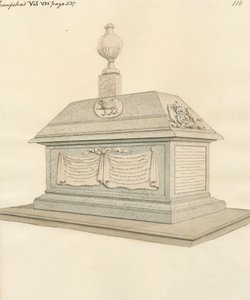 Nathaniel Lord Delamer og Henry og George Booth fra Hampstead Church av Daniel Lysons