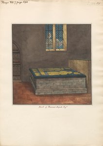 Tomb of Thomas Higate fra Hayes Church av Daniel Lysons