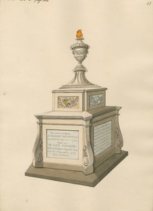 Graven til William Hogarth og Mrs. Jane Hogarth fra Chiswick av Daniel Lysons