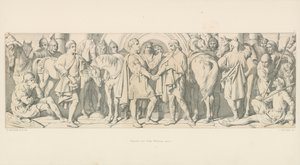 Harold og hertug William møtes av Daniel Maclise