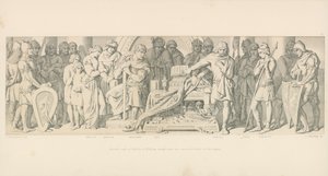 Harolds troskapsed til William, sverget over de helliges skjulte relikvier av Daniel Maclise
