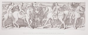 Harolds intervju med Tostig, broren hans, og med Hardrada, Tostig-alliert, før slaget ved Stamford Bridge, fra 