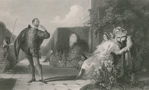Malvolio, tolvte natt av Daniel Maclise