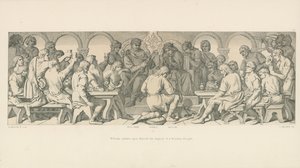 William gir Harold verdigheten til en normannisk ridder av Daniel Maclise