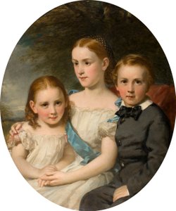 The Children of William Neish, ca. 1862 (olje på lerret)