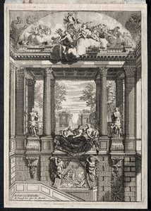 Trapp ved Palace of Voorst i Holland.