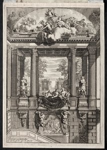 Trapp ved Palace of Voorst i Holland