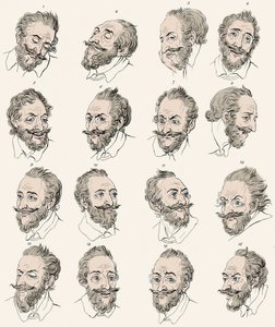 Kong Henry IV av Frankrike (1553-1610) i "" Essays om fysiognomi, designet for å fremme kunnskapen og kjærligheten til menneskeheten"" John Caspar LAVATER - Gravering etter Daniel Chodowiecki av Daniel Nikolaus (after) Chodowiecki