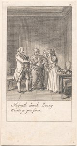 Motiver for ekteskap og deres konsekvenser. Bl. 11 av Daniel Nikolaus Chodowiecki