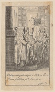 Plate 10 til «Histoire de Croisades» av Joh. Christoph Mayer av Daniel Nikolaus Chodowiecki