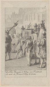 Blad 3 i serien «Middelalderens og nyere tids historie» av Daniel Nikolaus Chodowiecki