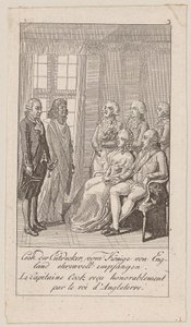 Plate 3 til «Eldre, middelalderlig og nyere historie» av Daniel Nikolaus Chodowiecki