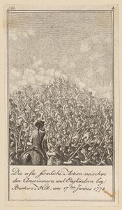 Blad 4 i serien til avhandlingen «Historien om revolusjonen i Nord-Amerika» av M. C. Sprengel. av Daniel Nikolaus Chodowiecki