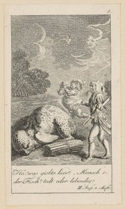Plate 5 til Shakespeares «Stormen» av Daniel Nikolaus Chodowiecki