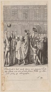 Plate 7 fra serien «Brandenburgs historie» av Daniel Nikolaus Chodowiecki