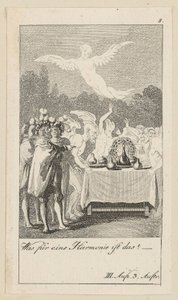 Plate 8 til Shakespeares «Stormen» av Daniel Nikolaus Chodowiecki