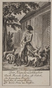 "Hundeelskeren" av Daniel Nikolaus Chodowiecki