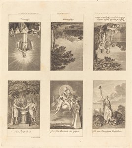 Seks store begivenheter fra 1780-1790 av Daniel Nikolaus Chodowiecki