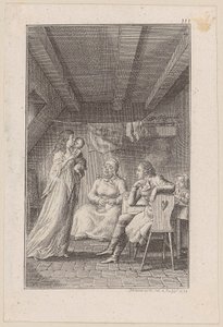 Scene på et annet vertshus av Daniel Nikolaus Chodowiecki