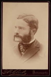 Portrett av Barton Warren Evermann 1853-1932, før 1900. av Daniel R Clark