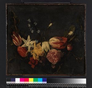 Festong av blomster, før 1661