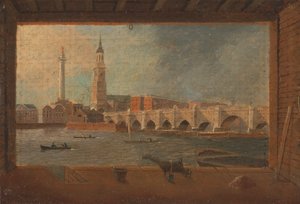 Utsikt over London Bridge av Daniel Turner